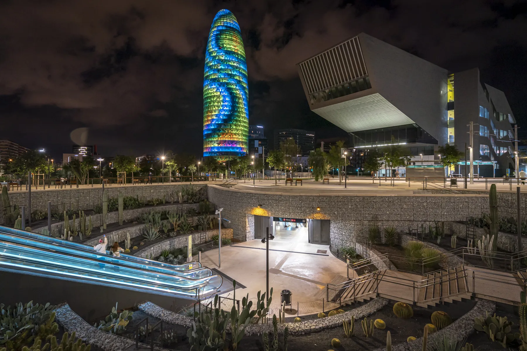 Torre Glòries durante La Mercè 2025